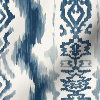 Ikat of the Orient Blue