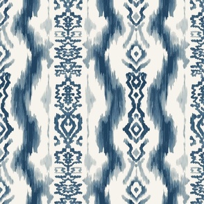 Ikat of the Orient Blue