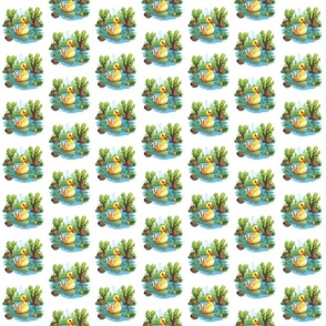 Yellow Duckling Pattern