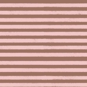 Stripes: Pink + Brown