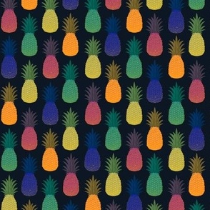 Pineapple Multi - Navy - small scale