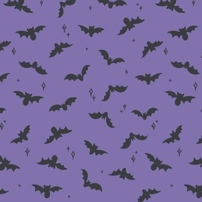 Halloween Bat_Medium_DAHLIA PURPLE_Hufton Studio