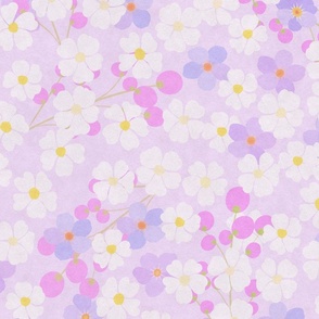 Spring Celebration - Pastel Floral - Pinks and Mauves