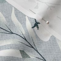 Eucalyptus Wedding - on sage blue 