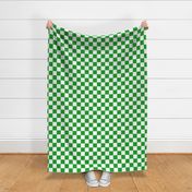 Green and white checkerboard 4x4