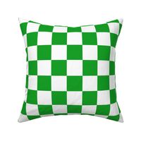 Green and white checkerboard 4x4