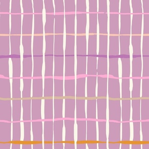 Summer lines purple - M