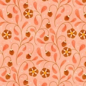 Peachy Florals Peach