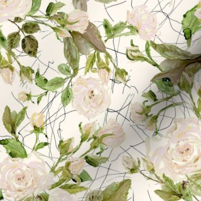 golden-wedding-roses-pale-pink-on-cream-background-