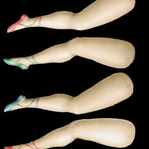 XL dolls legs - black