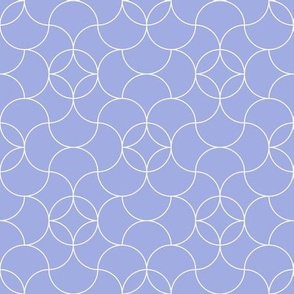 Small-Scale Periwinkle and White Ogee