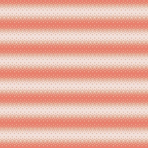 Scallop Spot Stripe - peach