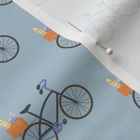 Small Scale - Paris Bicycles - Light Blue
