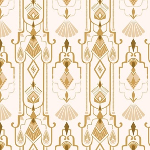 Art Deco Elegance {Ecru}