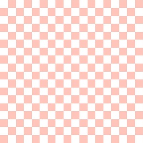 Checkerboard Pink and White