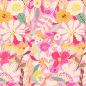 medium abstract painterly flowers soft pink pastel_summer 
