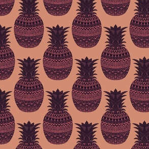 Tropical pineapples - abricot