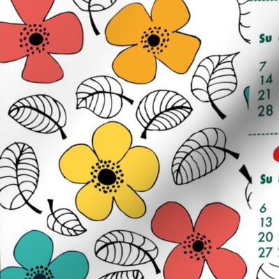 Flowers calendar