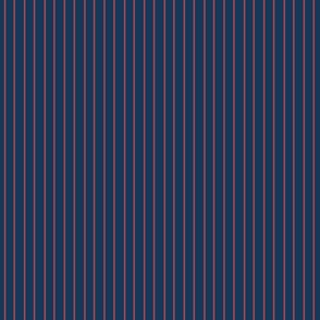 Small Scale - Pinstripe - Navy Blue