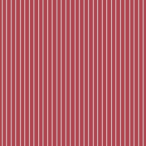 Small Scale - Pinstripe - Red