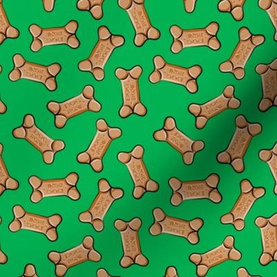 dog bones - dog treats - green - C23