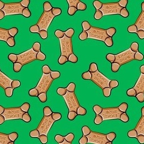 dog bones - dog treats - green - C23