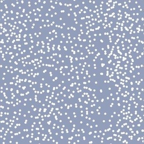 steel blue polka dots