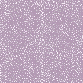 mauve polka dots