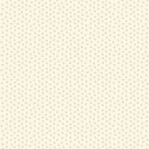 (tiny) Blush Pink on Cream Polka Dots / Boho Pinks / see more in Boho Pinks collection