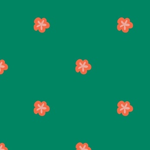 Tiny Flowers - Green