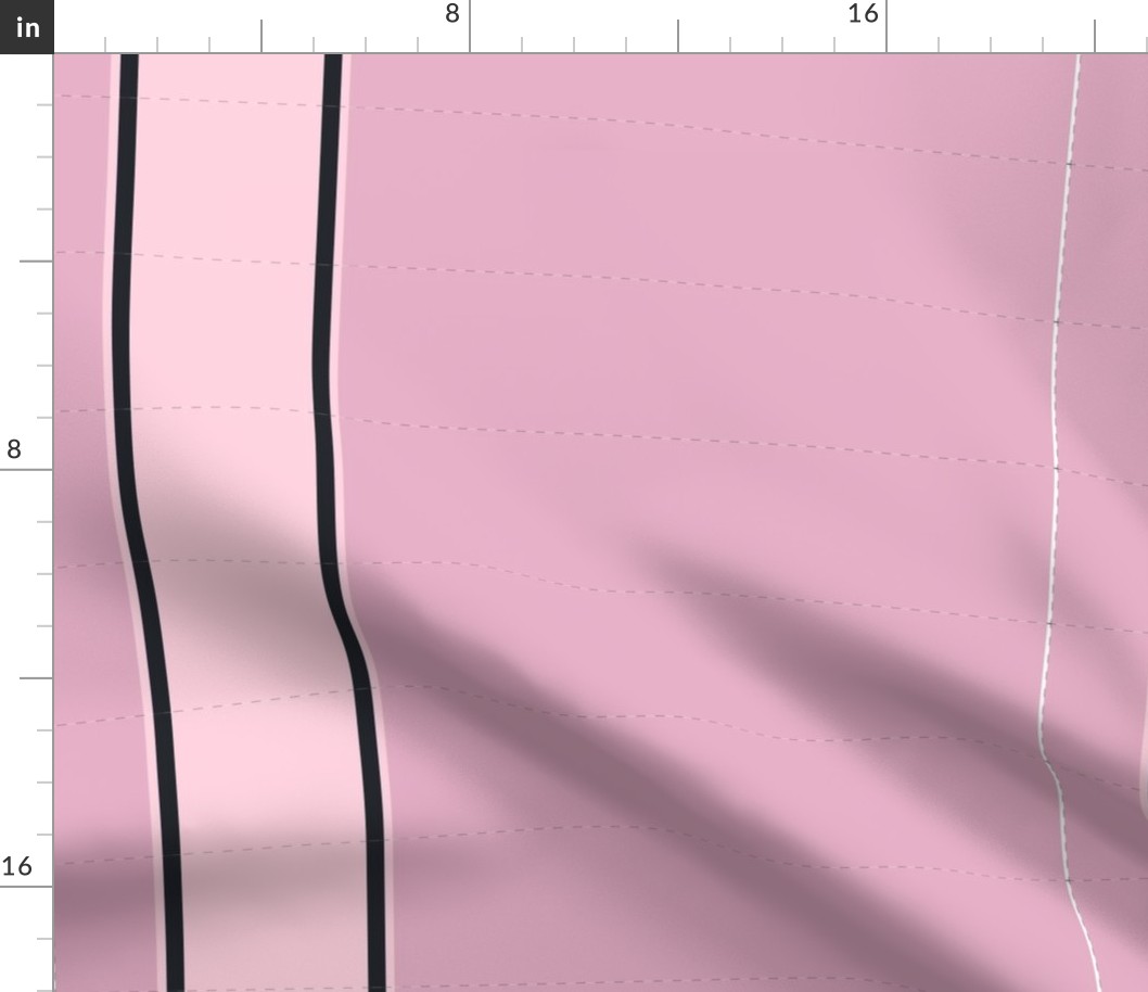 DIY cut and sew - light pink crayon bow template