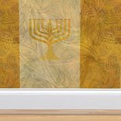 Gold white menorah---tint