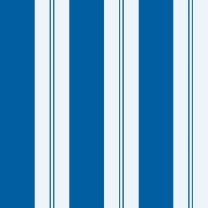 Blue and white stripes - coordinate - medium size