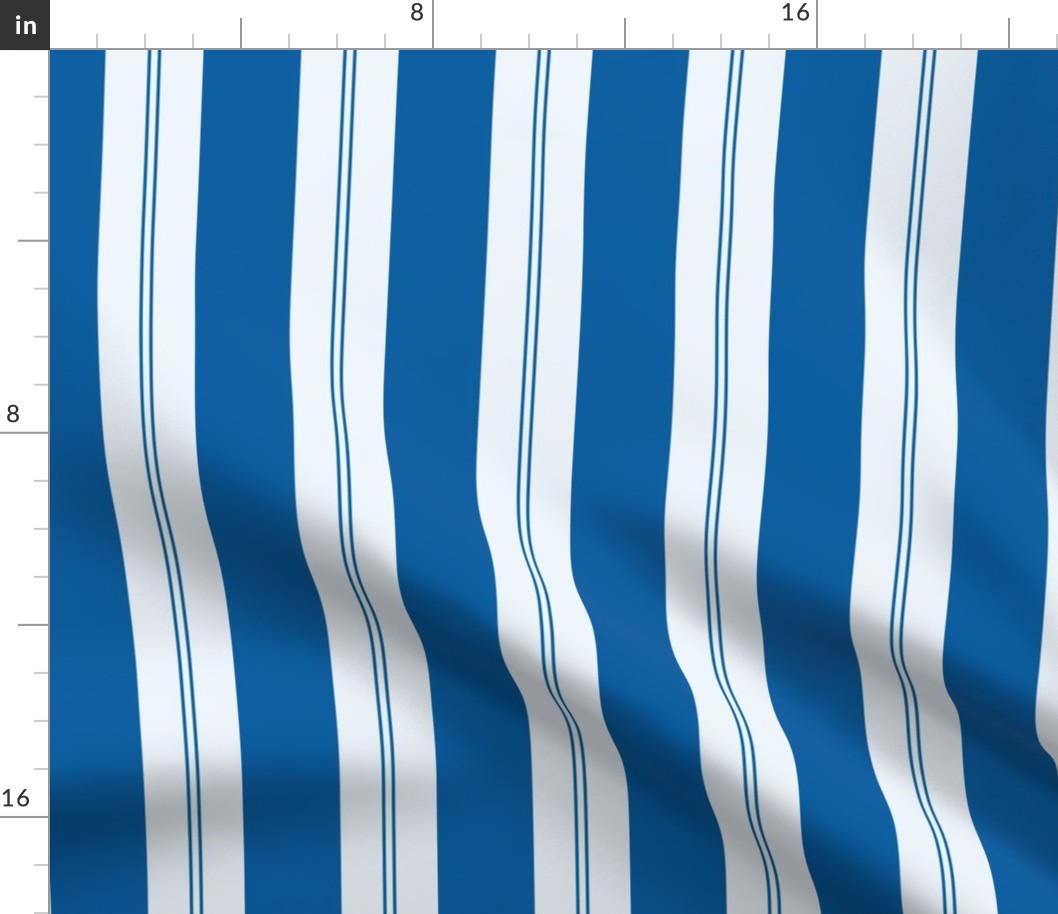 Blue and white stripes - coordinate - small size