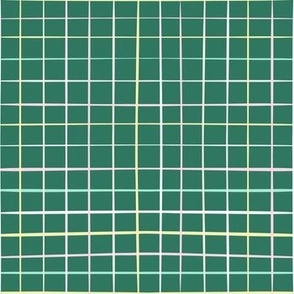small// jagged checkers pastel colors dark green background