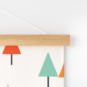 Pastel Triangle Trees: Cozy Winter Vibes with Modern Charm