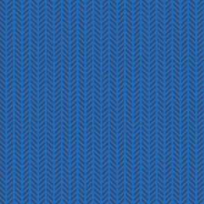 Fishbone Chevron Stripe (Blue)