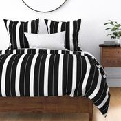 Black And White Stripe Pattern VI Vertical