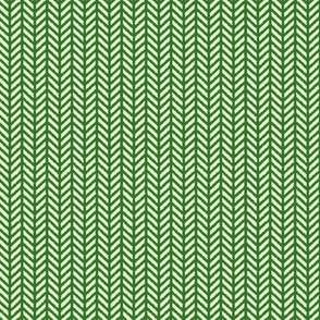 Fishbone Chevron Stripe (Green)