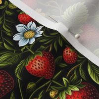 Sweet Berry Bliss: Charming Strawberry Pattern for Delightful Designs