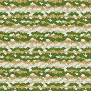 Rugged Stripes-Gold/Green-White-Green-repeat-1blk-24x24x150