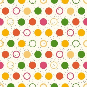 tropical colored Circles