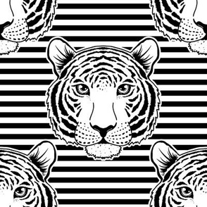 Tiger  head print