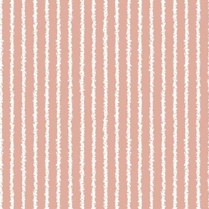 pinstripe white stripes on dusty pink