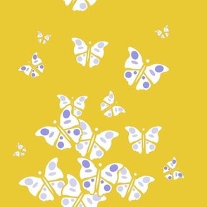 Butterflies Blooming in yellow