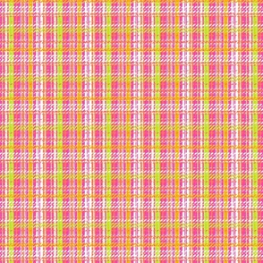 Hot Pink Plaid-50% smaller