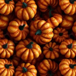 3d Marble Pumpkins