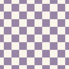Dusky purple prairie, checks checkerboard