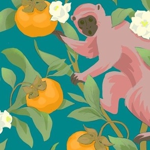 persimmons and monkeys bright