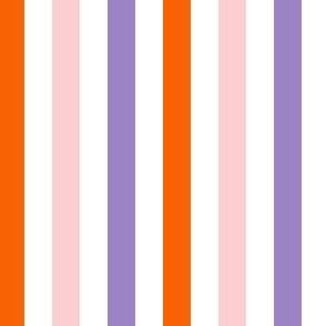 (small scale) summer stripes - cabana stripes - purple/red/pink - LAD23